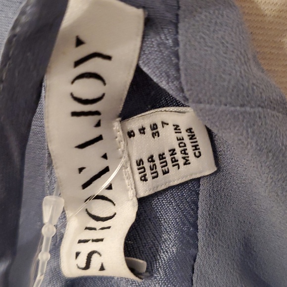 Shona Joy women’s Slate blue halter maxi Dress Size 4 new with tags - Picture 8 of 11